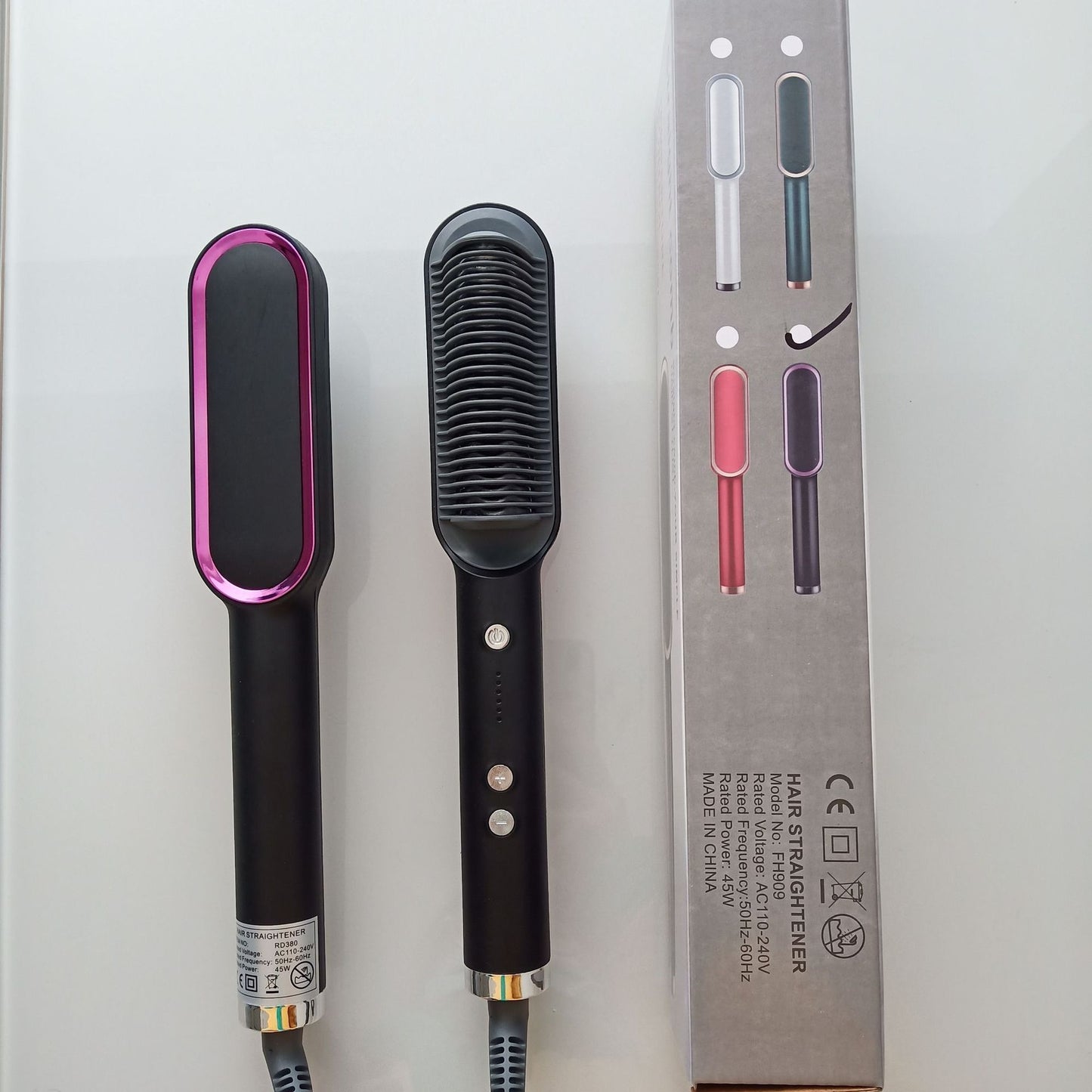 Internal Buckle Straightening Comb And Curling Iron Dual