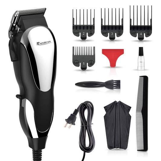 Professional Hair Clippers, Corded Hair Clippers for Men Kids, Strong Motor baber Salon Complete Hair and Beard, Clipping and Trimming Kit,Amazon Platform Banned